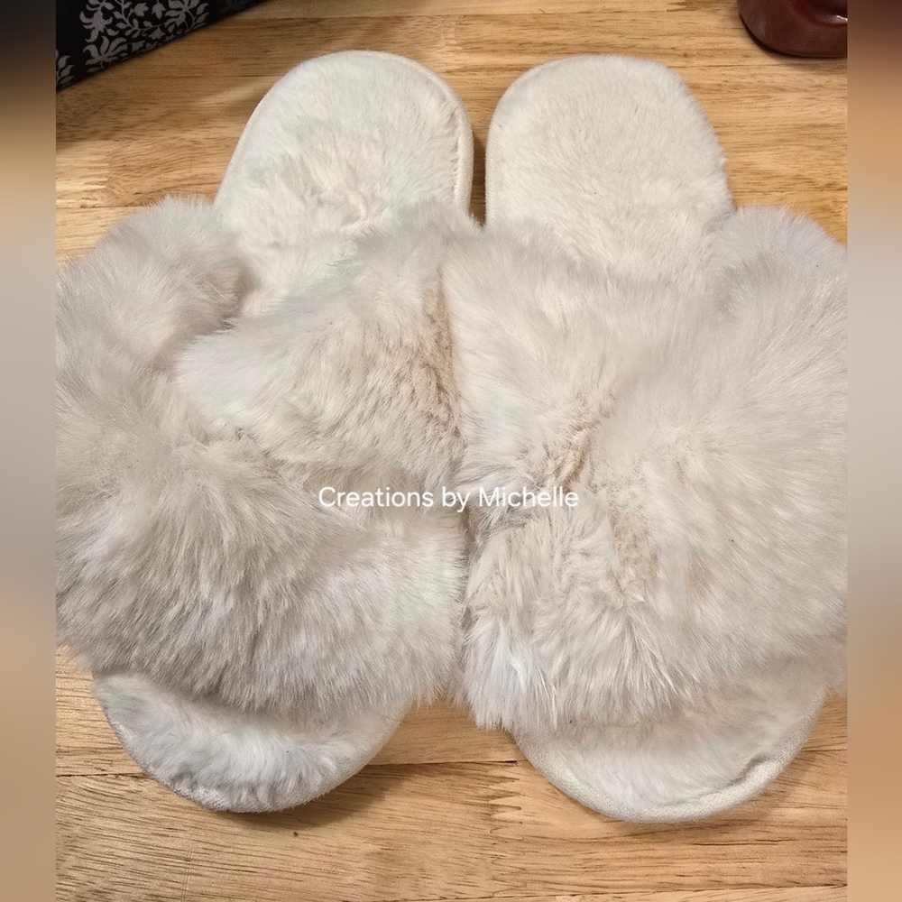 Fluffy  fuzzy  house slippers
